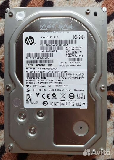 Hdd 3 tb SATA