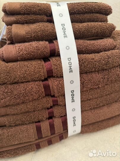 Комплект махровых полотенец 12шт