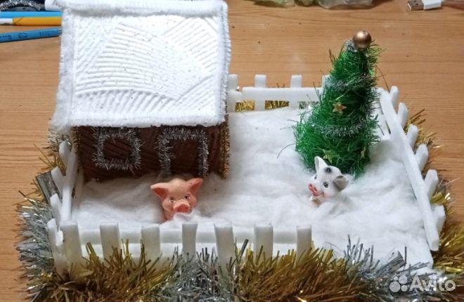 Зимняя поделка