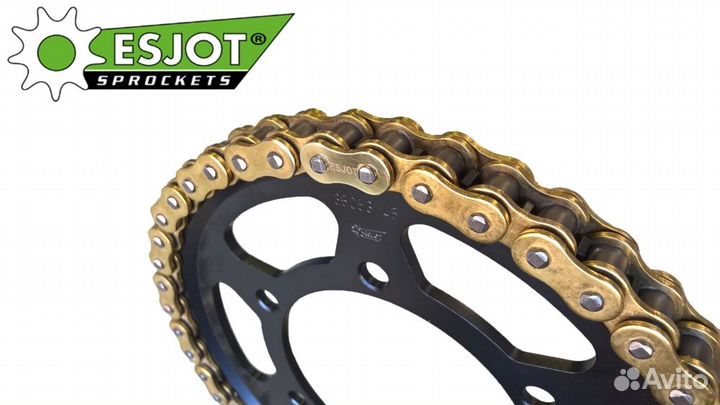 Цепь для мотоцикла esjot 520 HRT 118 звеньев orang