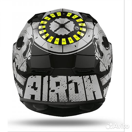 Airoh мотошлем интеграл valor akuna yellow L