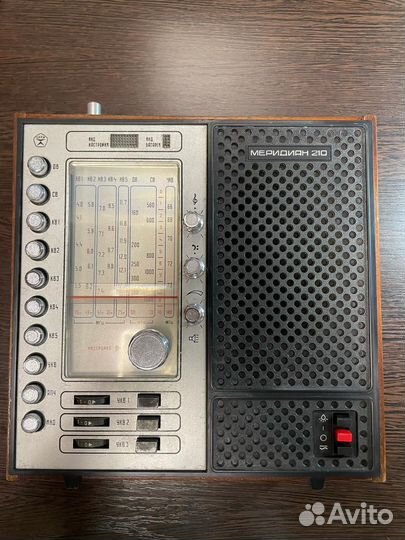 Радиоприемник меридиан 210