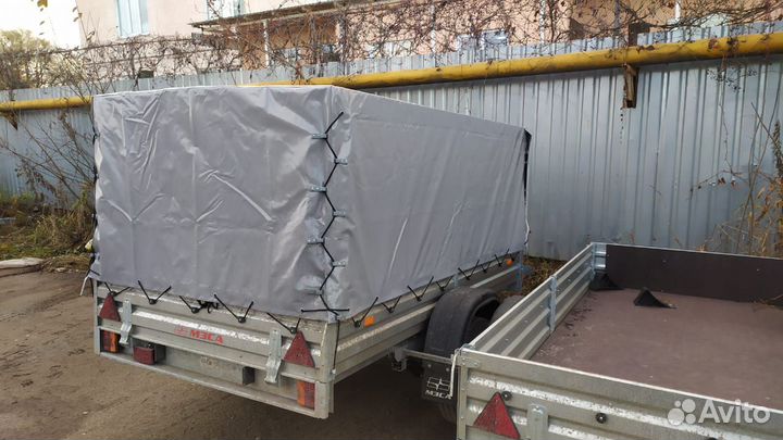 Прицеп легковой мзса 817704.022 2,5х1,37 с тентом