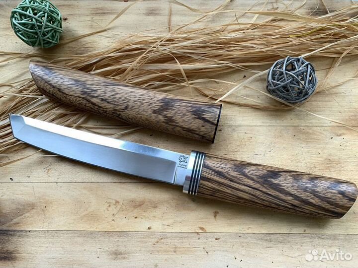 Нож Японский Танто в деревянном чехле