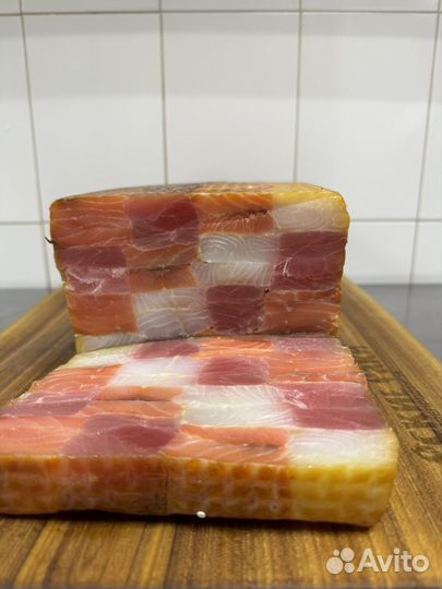 Рыбный рулет шахматный