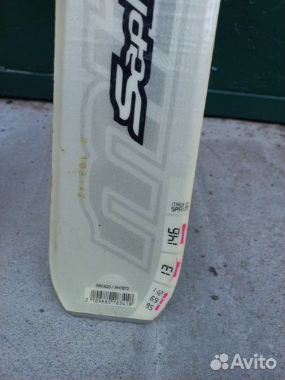 Лыжи горные rossignol miss saphir с креплениями