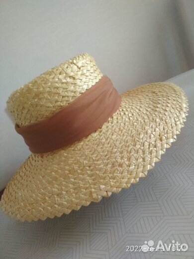 Шляпа соломенная