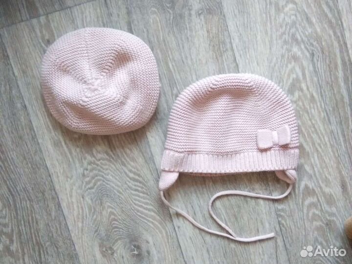 Шапки для девочек H&M p86/92