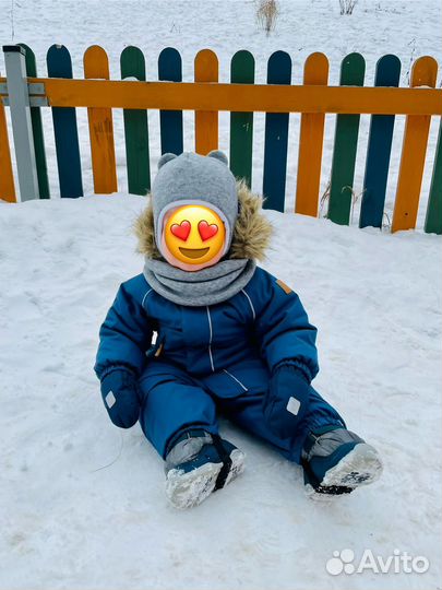 Зимняя шапка и снуд на флисе