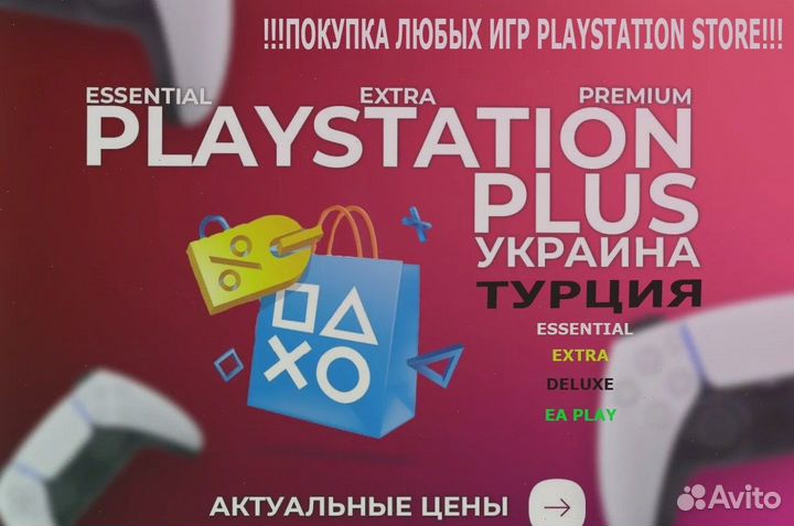 Подписка PS Plus EA Play