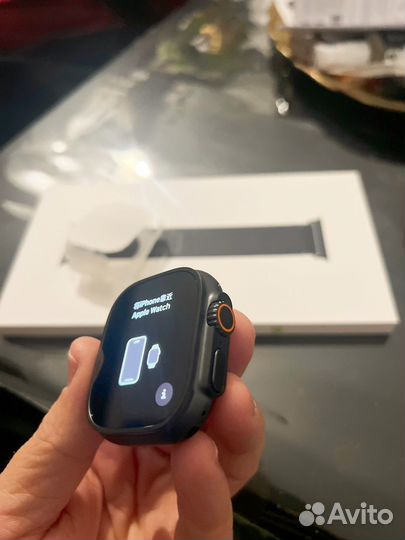 Apple watch ultra 2 49mm black ti black s/m
