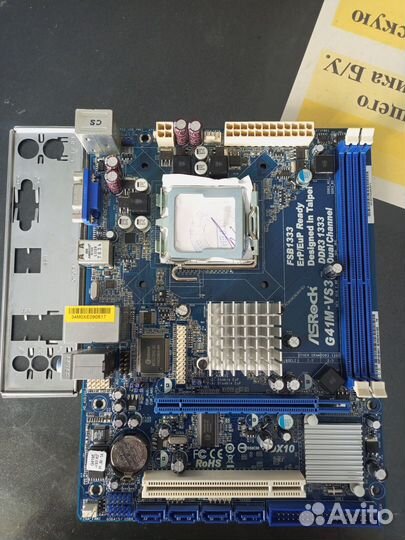 Matx lga 775 ASRock G41M-VS3 /прошита под Xeon