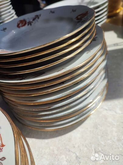 Набор посуды. Рига.Тарелки.Для съёмной или хостела