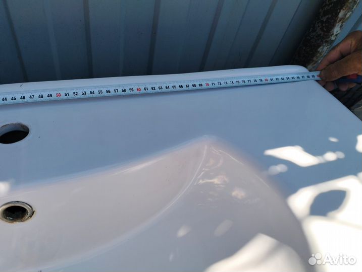 Раковина в ванную накладная бу