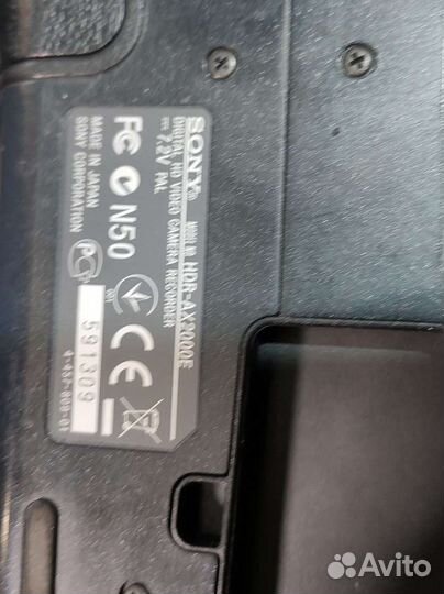 Видеокамера sony ax 2000e