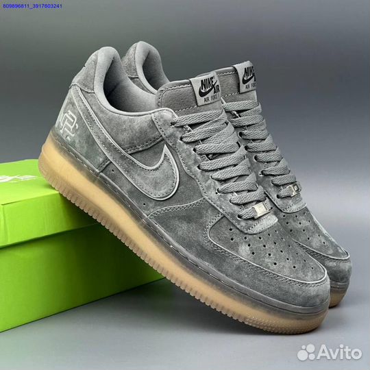 Кроссовки Nike Air Force 1 Серые (Арт.29811)