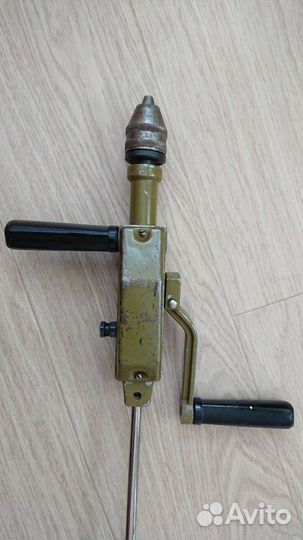 Ручная дрель (механическая) СССР