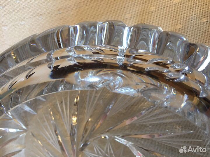 Хрустальная пепельница