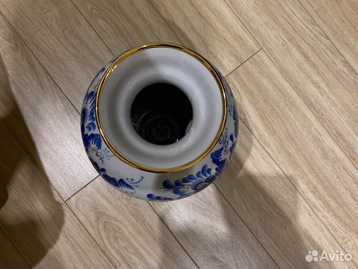 Ваза, производство г. Гжель