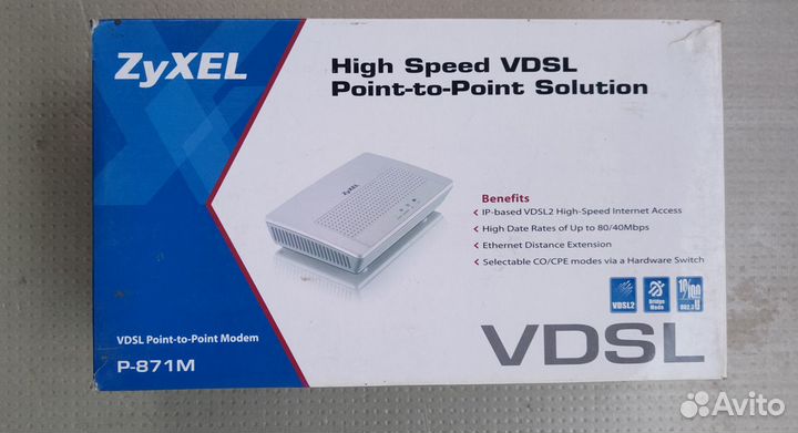 Модем zyxel P-871M