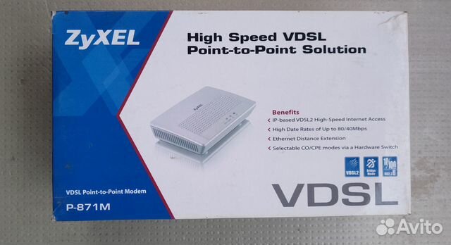 Модем zyxel P-871M