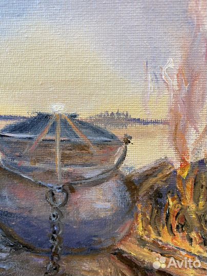 Картина маслом на холсте пейзаж