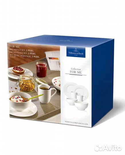 Villeroy & Boch For Me Сервиз 6 пр фарфор