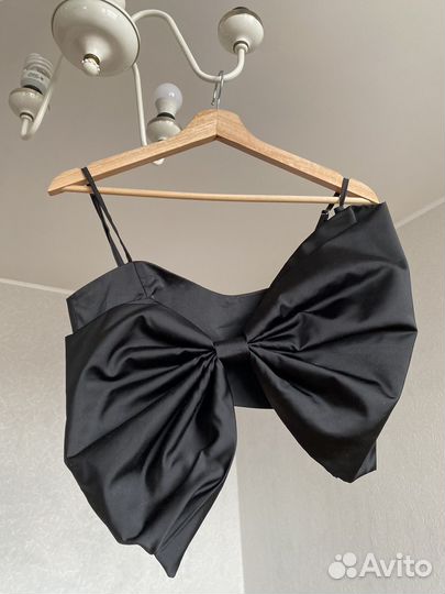 Топ с бантом