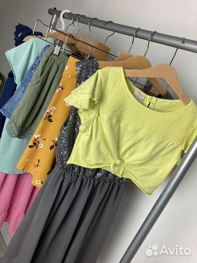 Пакет фирменных вещей девочке 146-152 zara HM