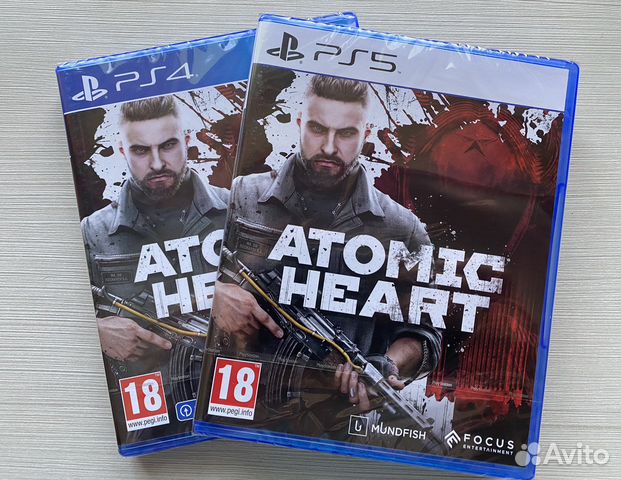 Диск Atomic Heart (Новый) Sony PS4 / PS5