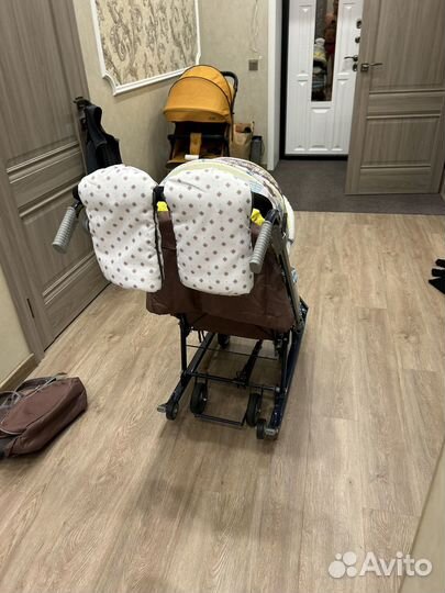 Санки коляска nika