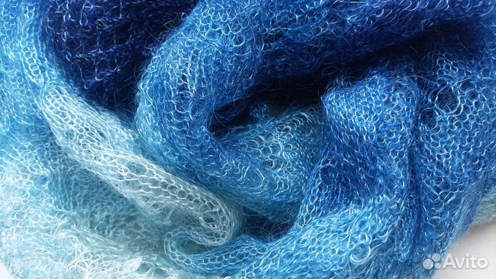 Пуховый шарф 70*150