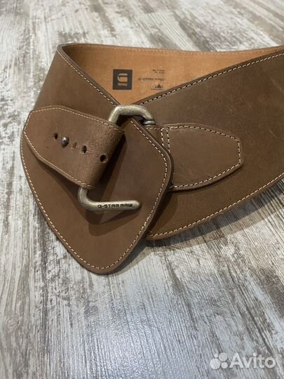 Ремень пояс G-Star кожаный новый