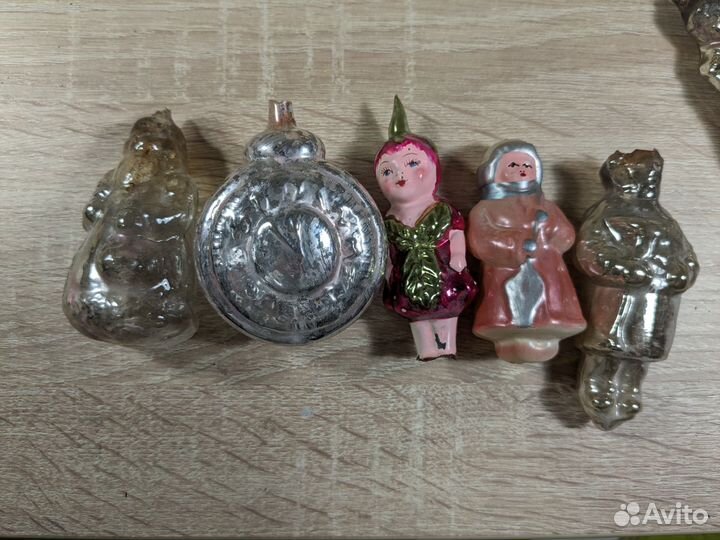 Елочные игрушки СССР в реставрацию лоты