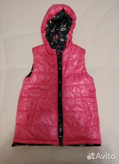 Жилет стеганый двусторонний 152 размер