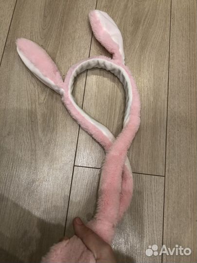 Шапка с ушами зайца