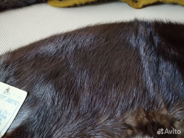 Меховой воротник норка