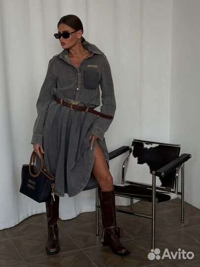 Рубашка Miu Miu