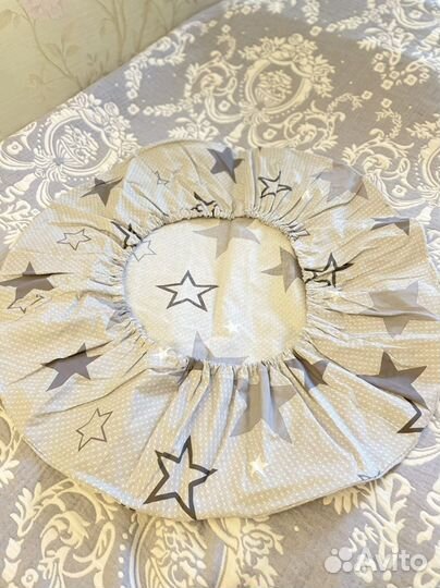 Простынь на резинке 75/75