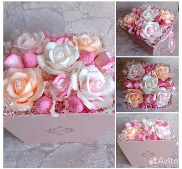 Букеты из мыла ручной работы