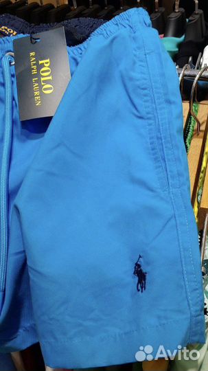 Шорты Polo Ralph Lauren с мокрым эффектом