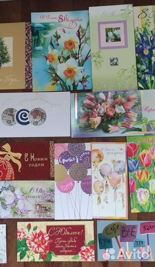 Открытки и конверты для денег набор 19 шт