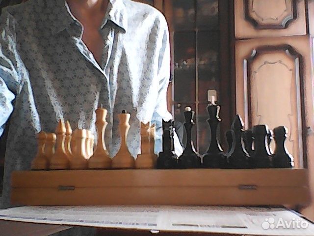 Шахматы большие деревянные СССР 45/45