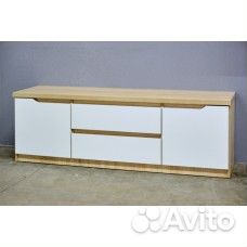 Асти Тумба TV Дуб Сонома/Белый