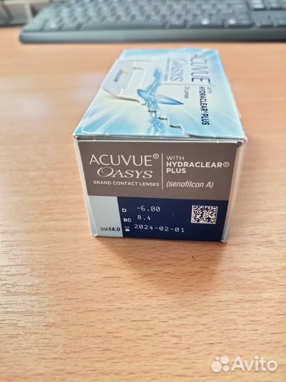 Линзы контактные acuvue oasys двухнедельные