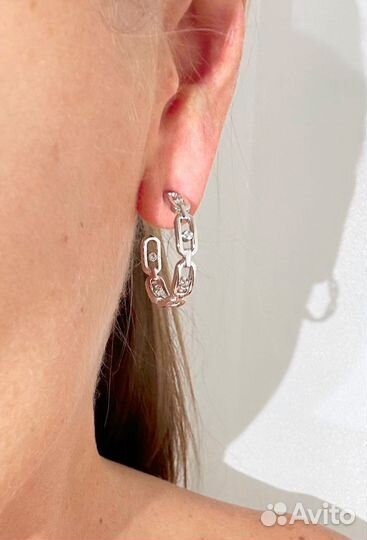 Серьги messika золотые
