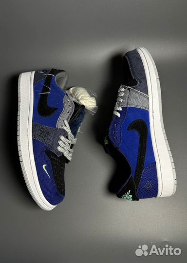 Кроссовки AIR jordan 1 LOW x Zion Williamson Ice Л