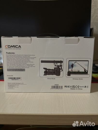 Comica CVM-VM30 беспроводной направленный микрофон