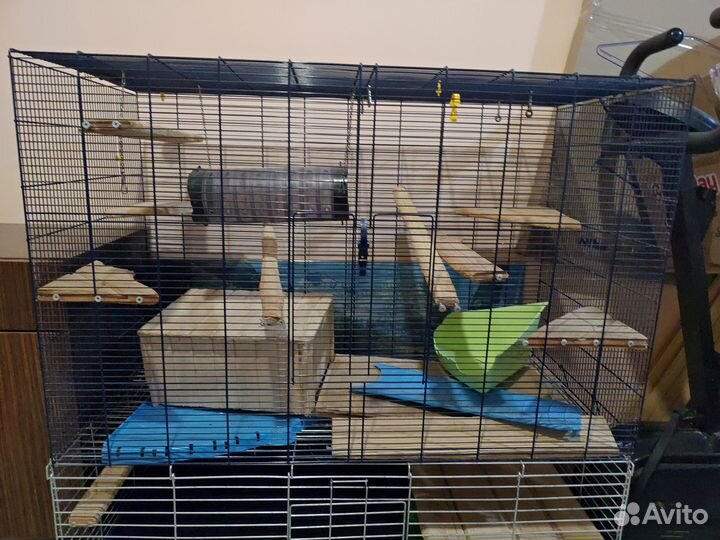 Клетка для шиншилл и средних грызунов