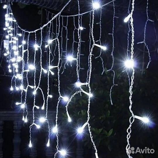 Гирлянда уличная бахрома